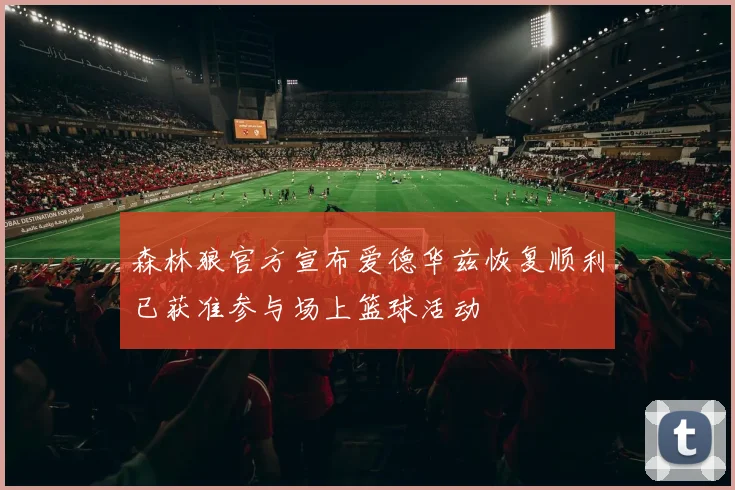 森林狼官方宣布爱德华兹恢复顺利已获准参与场上篮球活动